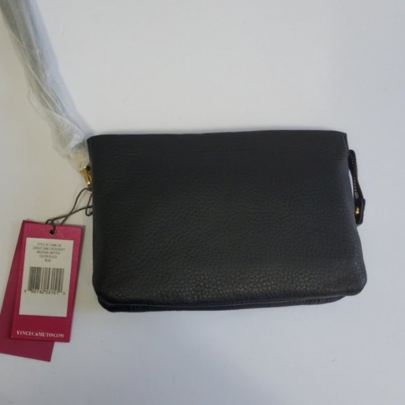 🎁 Vince Camuto Cami Leather Crossbody - Picture 3 of 9